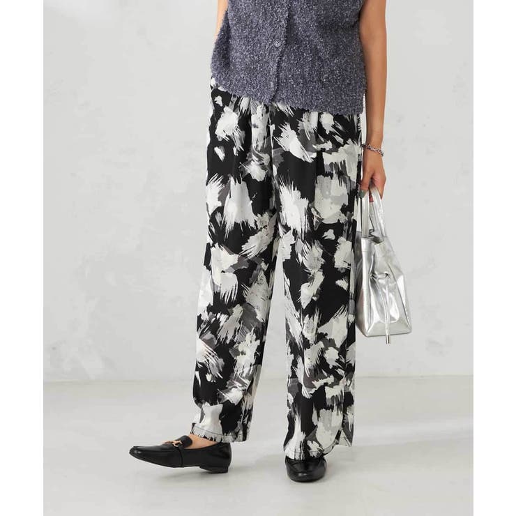 【マシンウォッシャブル】プリントイージーパンツ | a.v.v【WOMEN】 | 詳細画像8 