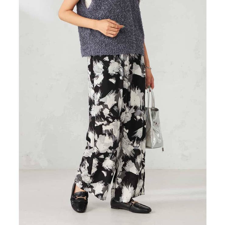 【マシンウォッシャブル】プリントイージーパンツ | a.v.v【WOMEN】 | 詳細画像9 