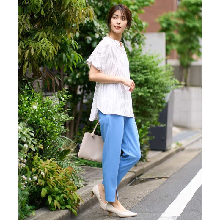 【接触冷感/マシンウォッシャブル】フロントスリットストレッチパンツ | a.v.v【WOMEN】 | 詳細画像64 