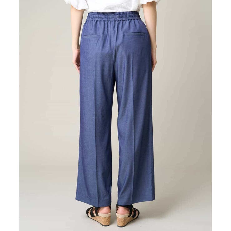 【接触冷感/洗える/ストレッチ】デニム見え美楽るイージーワイドパンツ | a.v.v【WOMEN】 | 詳細画像21