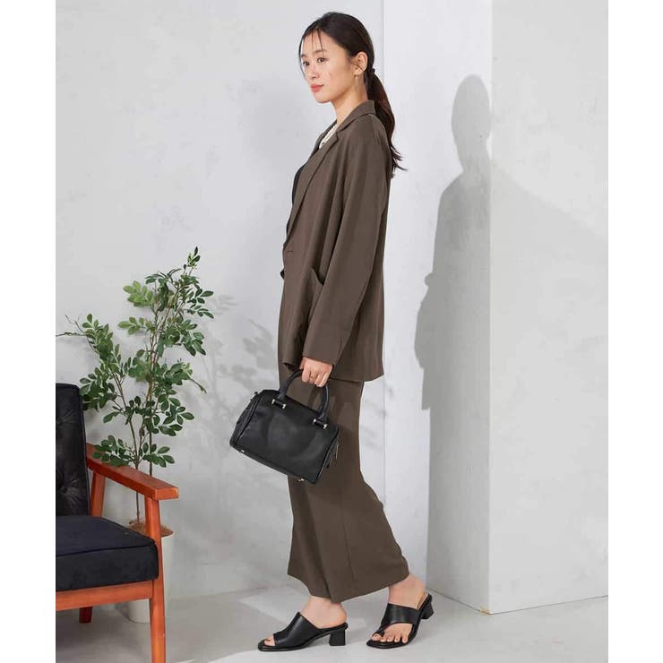 【接触冷感/UVカット/吸水速乾】美ラクるスッキリ見えワイドパンツ | a.v.v【WOMEN】 | 詳細画像10 