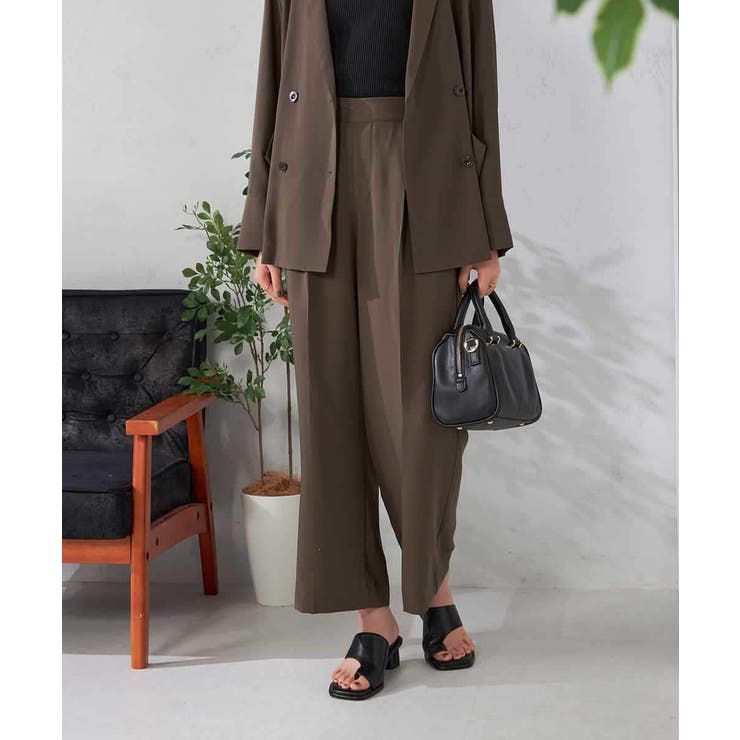 【接触冷感/UVカット/吸水速乾】美ラクるスッキリ見えワイドパンツ | a.v.v【WOMEN】 | 詳細画像2 