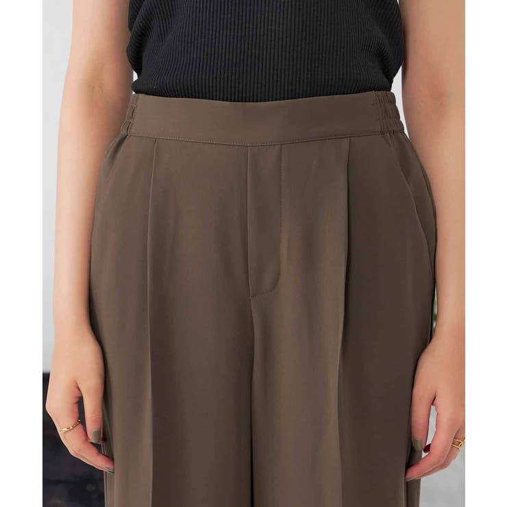 【接触冷感/UVカット/吸水速乾】美ラクるスッキリ見えワイドパンツ | a.v.v【WOMEN】 | 詳細画像22 