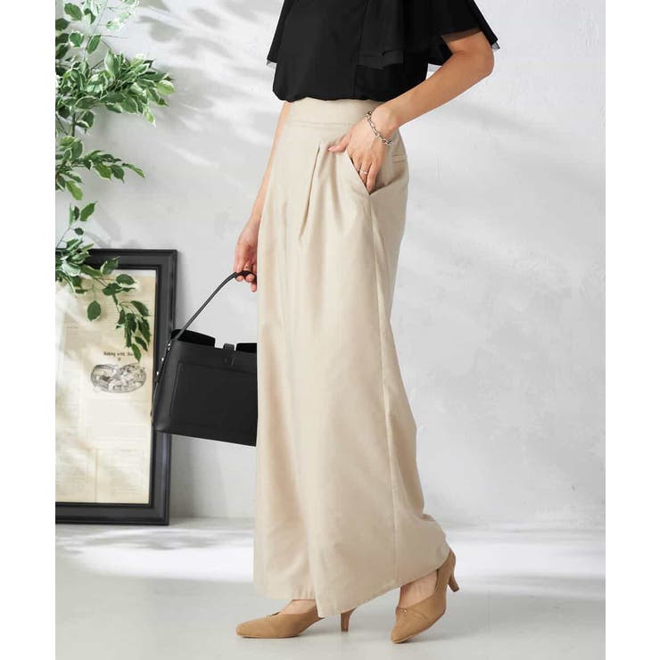 シアーワイドパンツ | a.v.v【WOMEN】 | 詳細画像1 