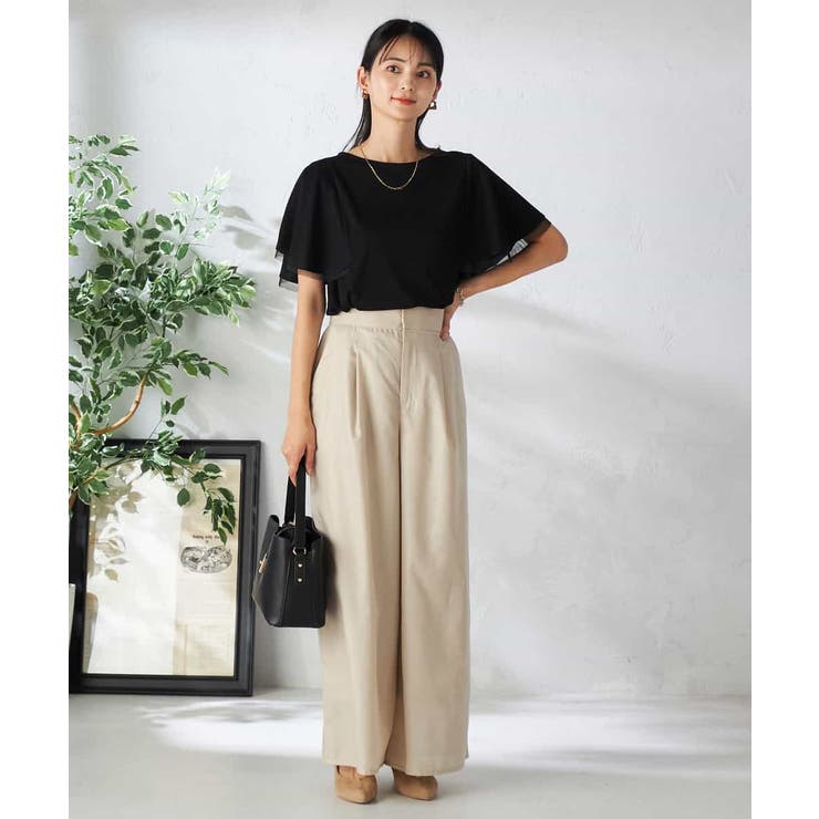 シアーワイドパンツ | a.v.v【WOMEN】 | 詳細画像10 