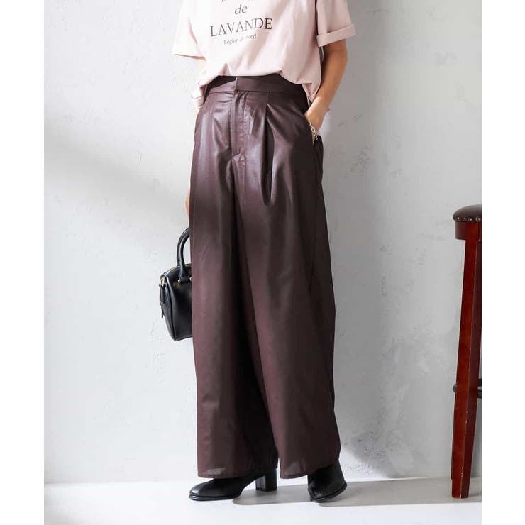 シアーワイドパンツ | a.v.v【WOMEN】 | 詳細画像13 