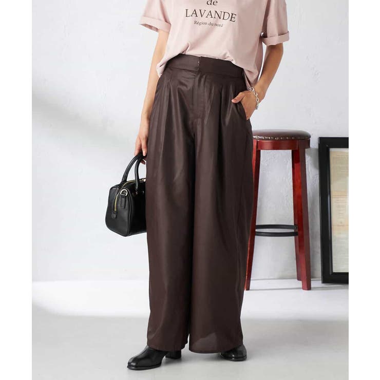 シアーワイドパンツ | a.v.v【WOMEN】 | 詳細画像16 