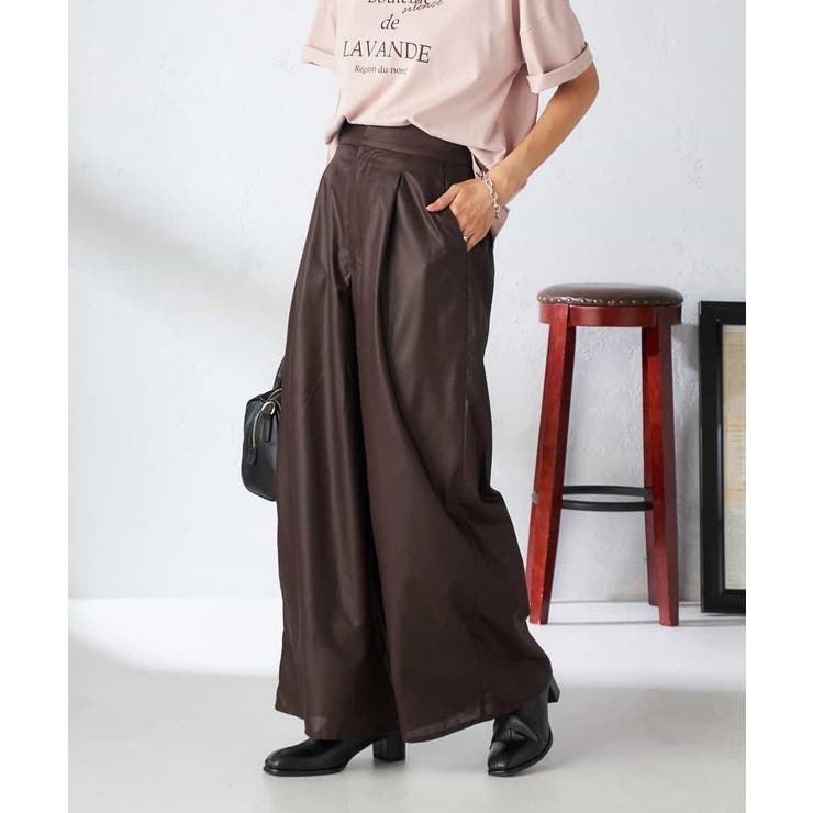 シアーワイドパンツ | a.v.v【WOMEN】 | 詳細画像17 