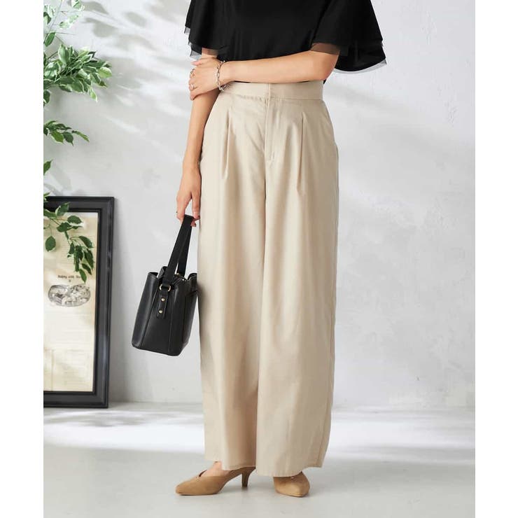 シアーワイドパンツ | a.v.v【WOMEN】 | 詳細画像2 