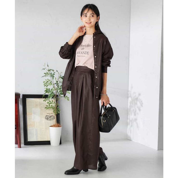 シアーワイドパンツ | a.v.v【WOMEN】 | 詳細画像27 