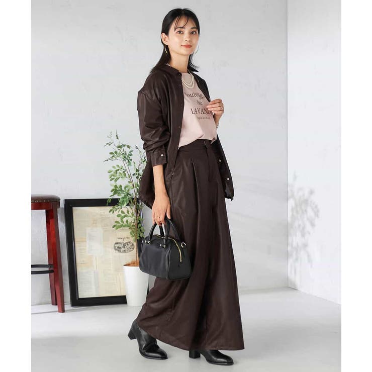 シアーワイドパンツ | a.v.v【WOMEN】 | 詳細画像30 