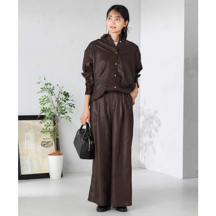 シアーワイドパンツ | a.v.v【WOMEN】 | 詳細画像31 