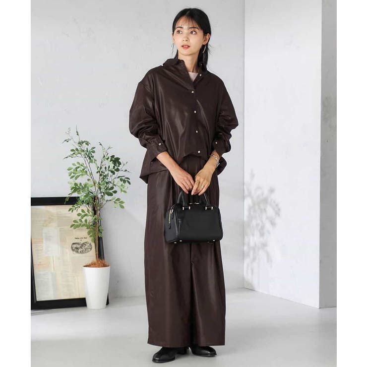 シアーワイドパンツ | a.v.v【WOMEN】 | 詳細画像33 