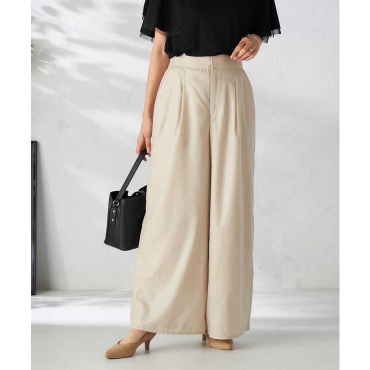 シアーワイドパンツ | a.v.v【WOMEN】 | 詳細画像5 