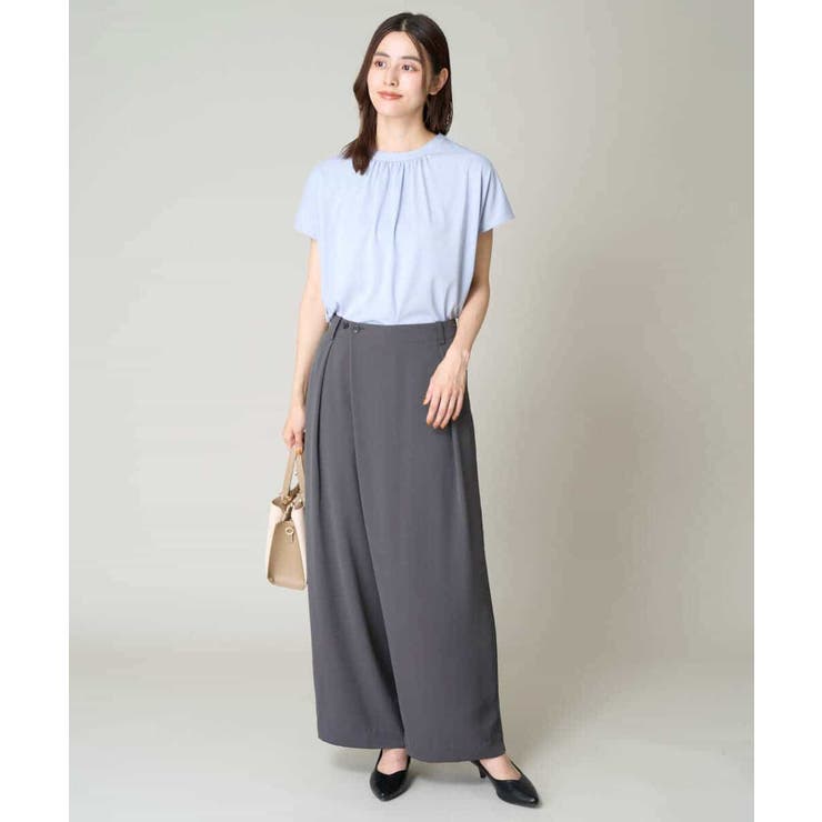 ラップワイドパンツ | a.v.v【WOMEN】 | 詳細画像10 