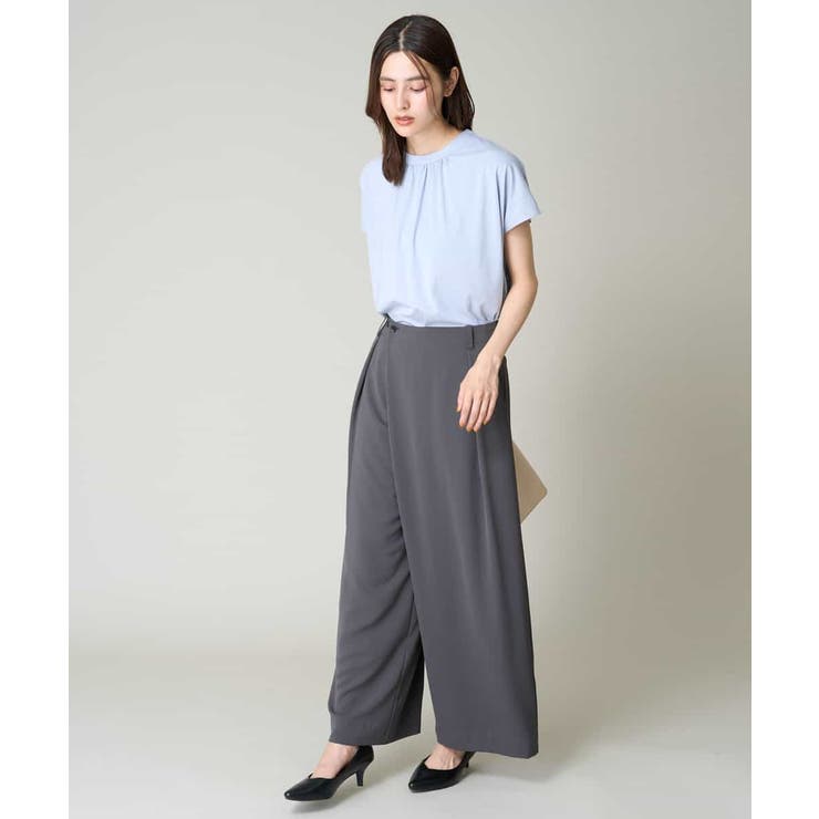 ラップワイドパンツ | a.v.v【WOMEN】 | 詳細画像13 