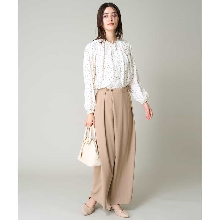 ラップワイドパンツ | a.v.v【WOMEN】 | 詳細画像3 