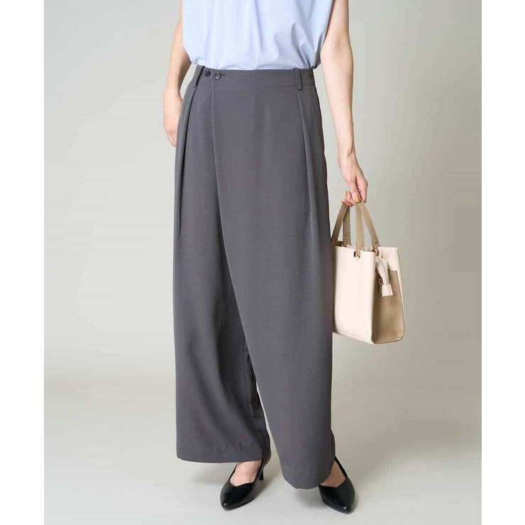 ラップワイドパンツ | a.v.v【WOMEN】 | 詳細画像9 