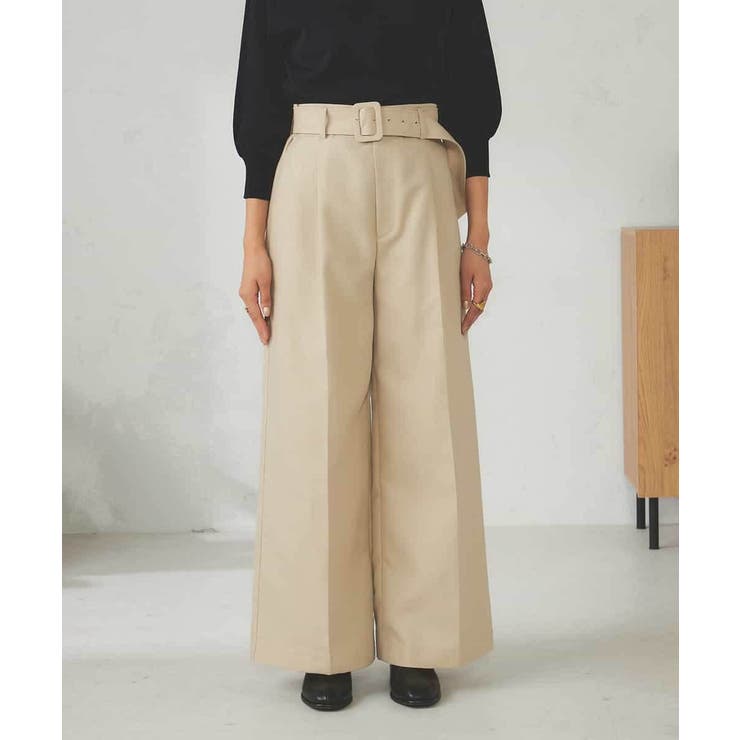 ベルテッドワイドパンツ | a.v.v【WOMEN】 | 詳細画像17 