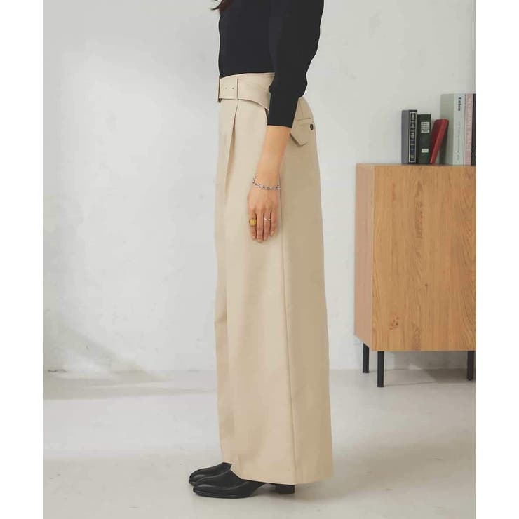 ベルテッドワイドパンツ | a.v.v【WOMEN】 | 詳細画像18 