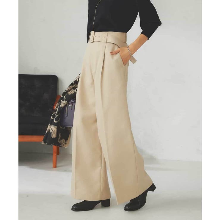 ベルテッドワイドパンツ | a.v.v【WOMEN】 | 詳細画像2 