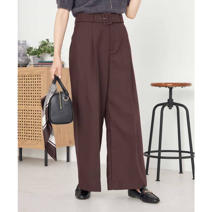 ベルテッドワイドパンツ | a.v.v【WOMEN】 | 詳細画像25 