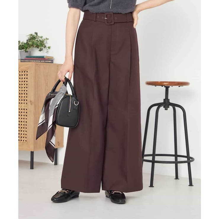 ベルテッドワイドパンツ | a.v.v【WOMEN】 | 詳細画像27 