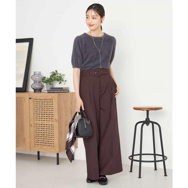 ベルテッドワイドパンツ | a.v.v【WOMEN】 | 詳細画像28 