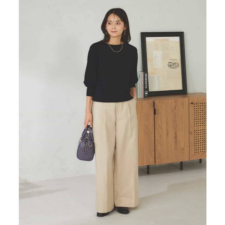 ベルテッドワイドパンツ | a.v.v【WOMEN】 | 詳細画像3 