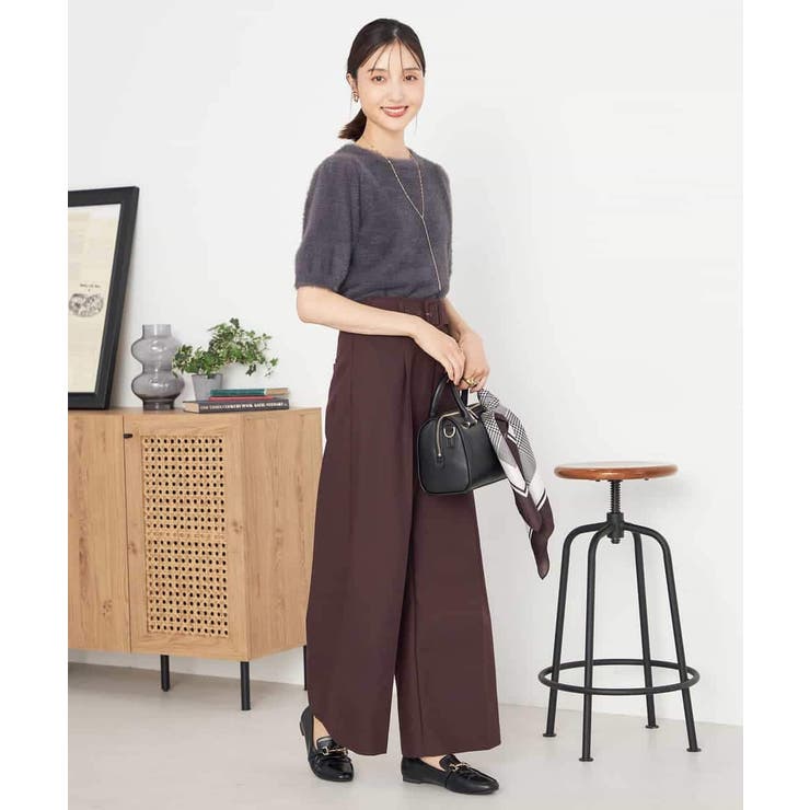 ベルテッドワイドパンツ | a.v.v【WOMEN】 | 詳細画像32 