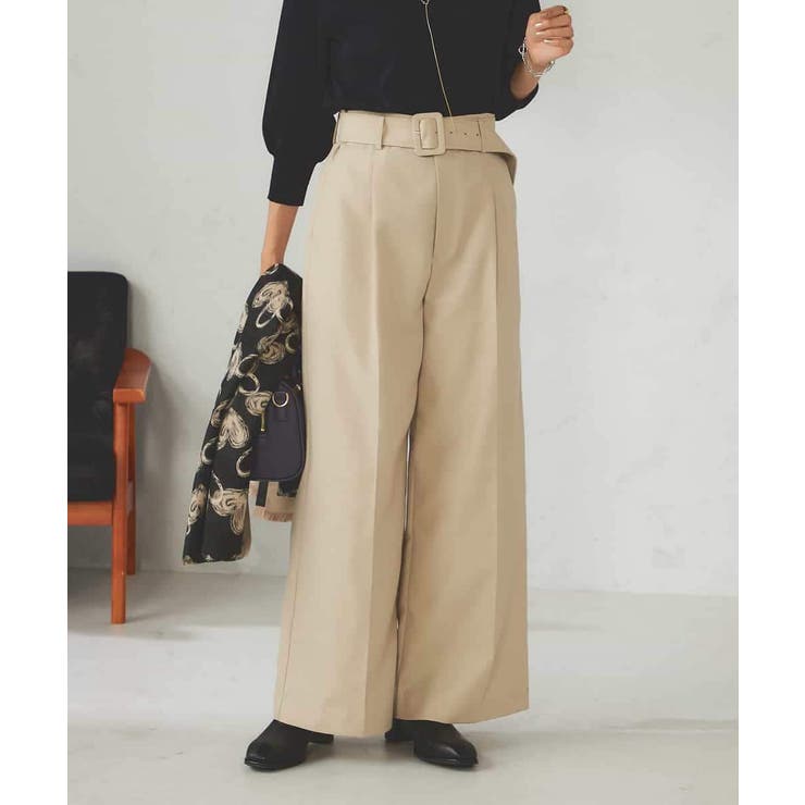 ベルテッドワイドパンツ | a.v.v【WOMEN】 | 詳細画像34 