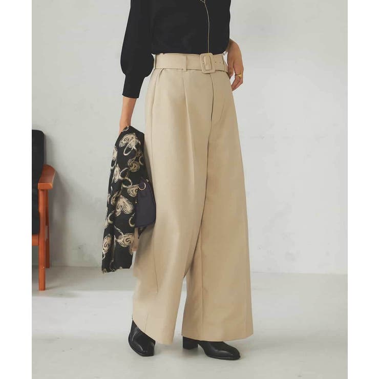 ベルテッドワイドパンツ | a.v.v【WOMEN】 | 詳細画像35 