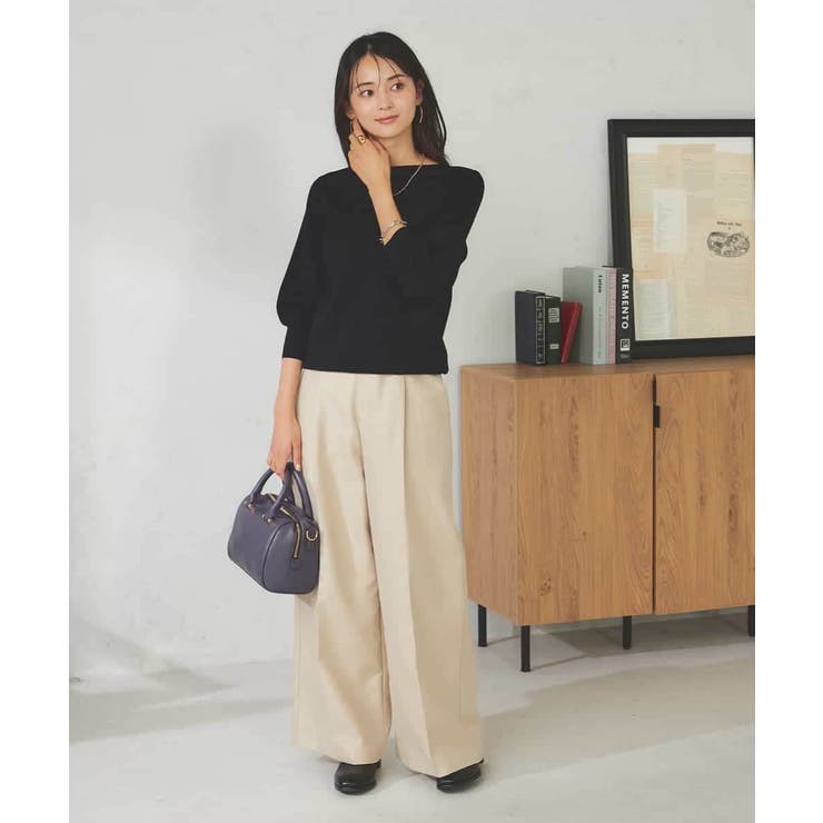 ベルテッドワイドパンツ | a.v.v【WOMEN】 | 詳細画像5 