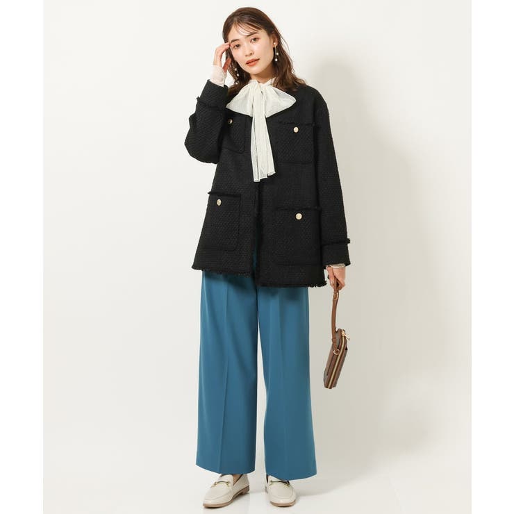 【毛玉になりにくい/洗える】ワイドパンツ | a.v.v【WOMEN】 | 詳細画像11