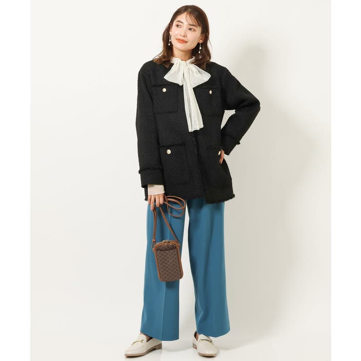 【毛玉になりにくい/洗える】ワイドパンツ | a.v.v【WOMEN】 | 詳細画像12