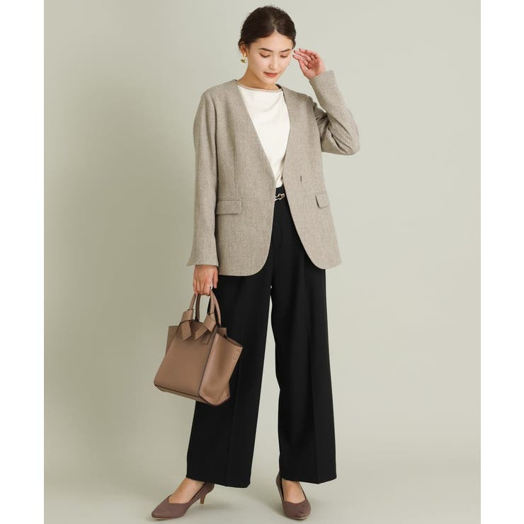 【毛玉になりにくい/洗える】ワイドパンツ | a.v.v【WOMEN】 | 詳細画像16