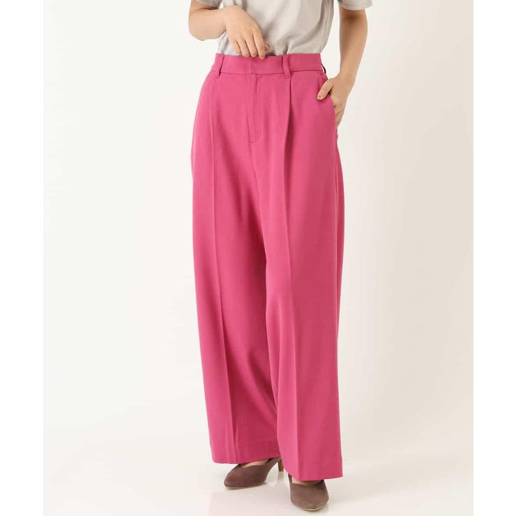 【毛玉になりにくい/洗える】ワイドパンツ | a.v.v【WOMEN】 | 詳細画像23