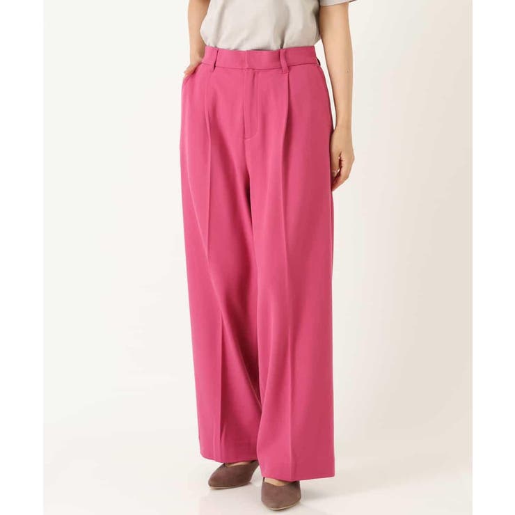 【毛玉になりにくい/洗える】ワイドパンツ | a.v.v【WOMEN】 | 詳細画像24