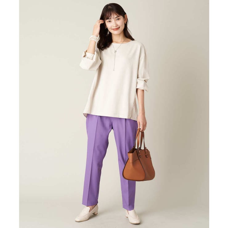 【イージーケア】美楽るタックテーパードパンツ | a.v.v【WOMEN】 | 詳細画像13 