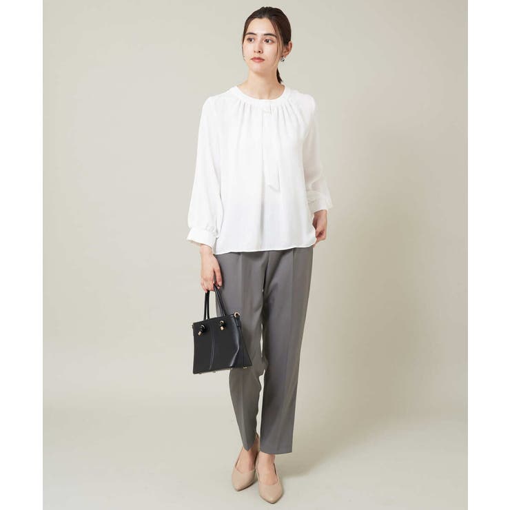 【イージーケア】美楽るタックテーパードパンツ | a.v.v【WOMEN】 | 詳細画像21 