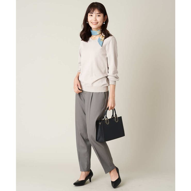 【イージーケア】美楽るタックテーパードパンツ | a.v.v【WOMEN】 | 詳細画像25 