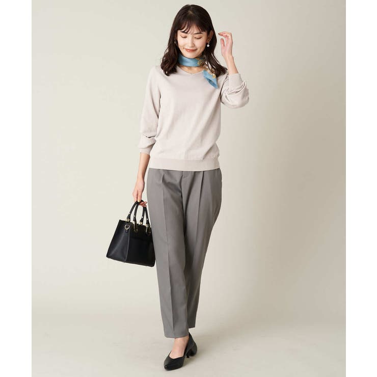 【イージーケア】美楽るタックテーパードパンツ | a.v.v【WOMEN】 | 詳細画像26 