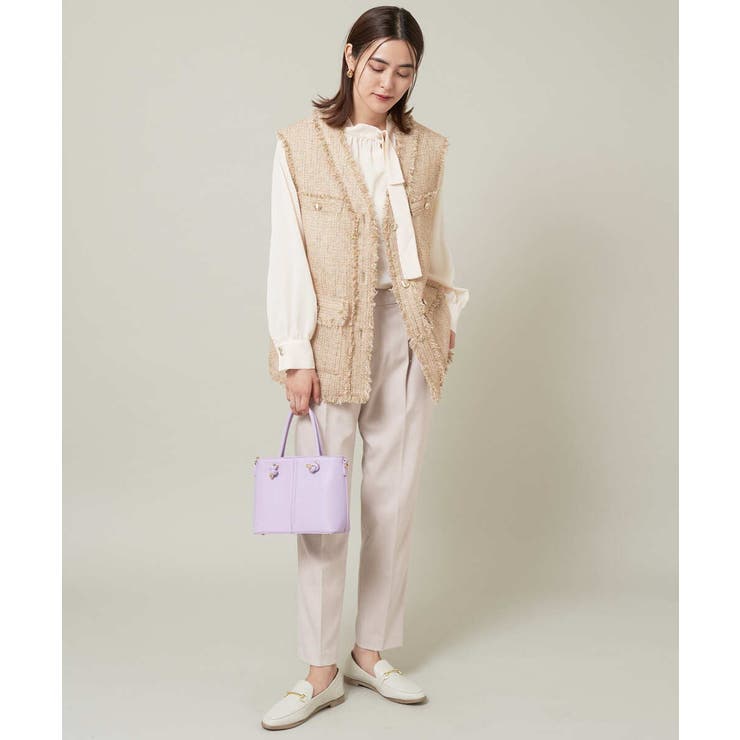 【イージーケア】美楽るタックテーパードパンツ | a.v.v【WOMEN】 | 詳細画像3 