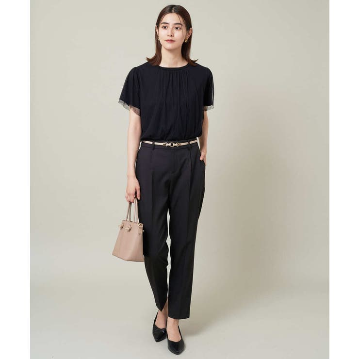 【イージーケア】美楽るタックテーパードパンツ | a.v.v【WOMEN】 | 詳細画像33 