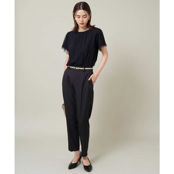 【イージーケア】美楽るタックテーパードパンツ | a.v.v【WOMEN】 | 詳細画像34 