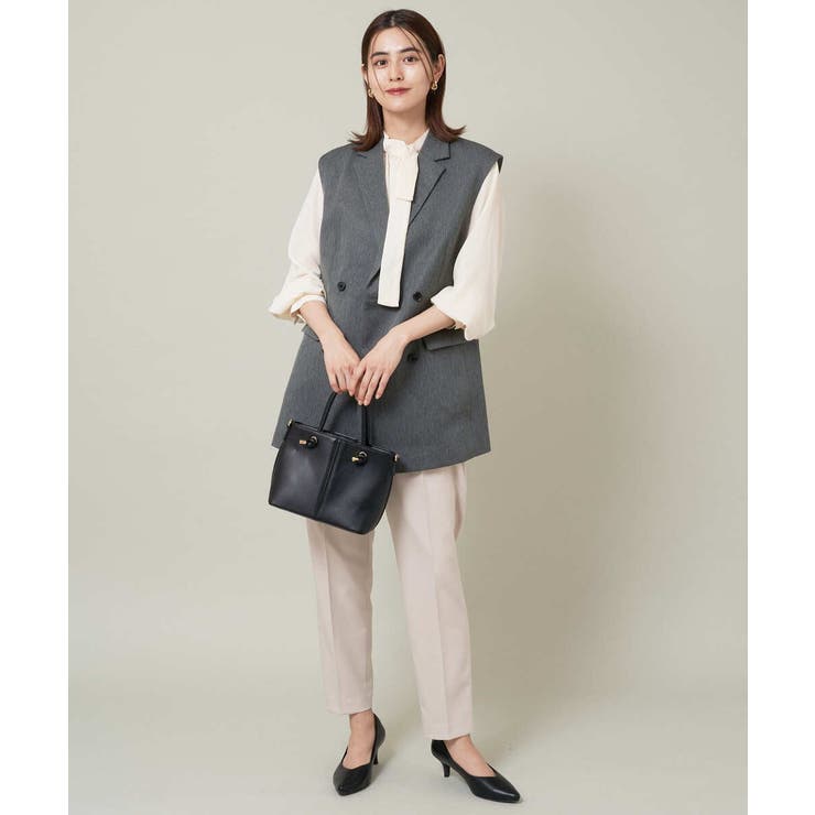 【イージーケア】美楽るタックテーパードパンツ | a.v.v【WOMEN】 | 詳細画像6 