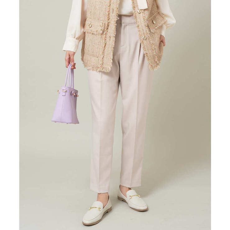 【イージーケア】美楽るタックテーパードパンツ | a.v.v【WOMEN】 | 詳細画像8 