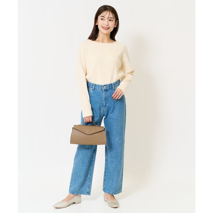 ビジューデニムパンツ | a.v.v【WOMEN】 | 詳細画像14 