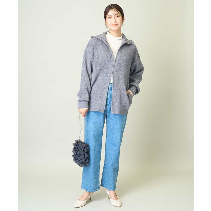 ビジューデニムパンツ | a.v.v【WOMEN】 | 詳細画像2 