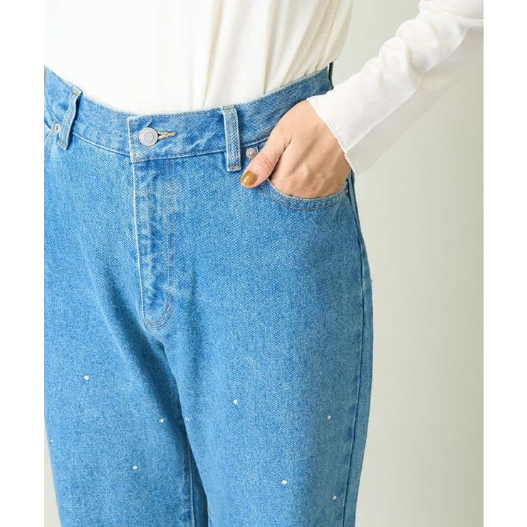 ビジューデニムパンツ | a.v.v【WOMEN】 | 詳細画像22 